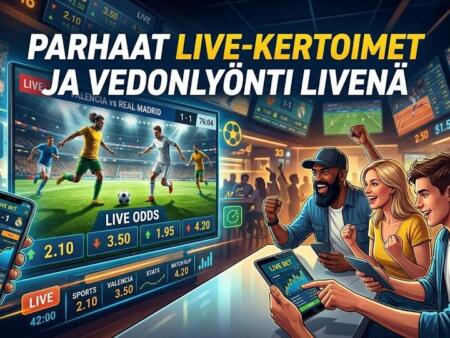 Parhaat live-kertoimet ja vedonlyönti livenä
