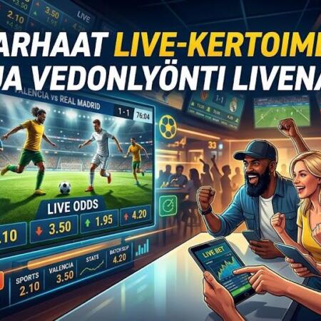 Parhaat live-kertoimet ja vedonlyönti livenä